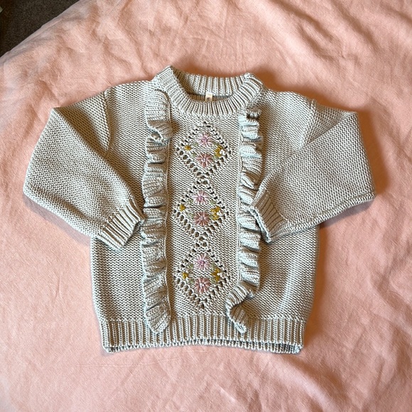 Wild Wawa Embroidered Sweater 2/3T - Picture 1 of 5